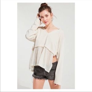 Urban Outfitters Cameron Peplum Tunic Top